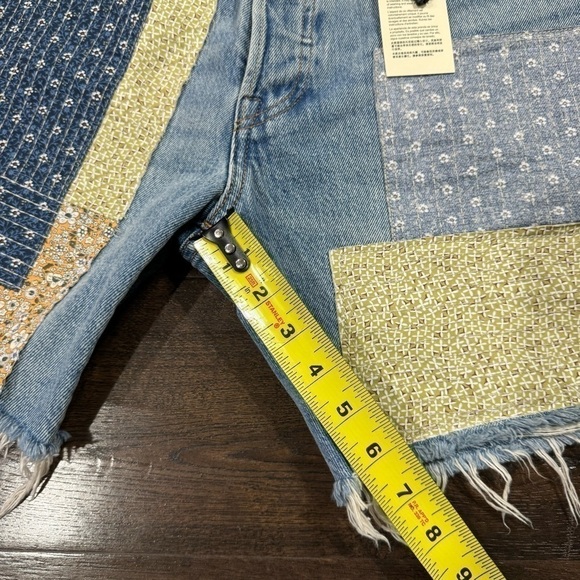 Levi’s 501 93 Patchwork Denim Shorts Size 33X7 Men - Picture 11 of 11